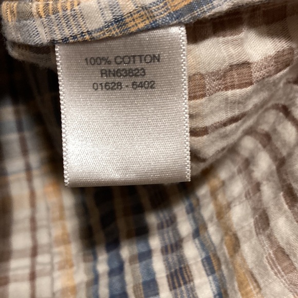 Christopher & Banks seersucker cotton shirt jacket - Picture 4 of 7